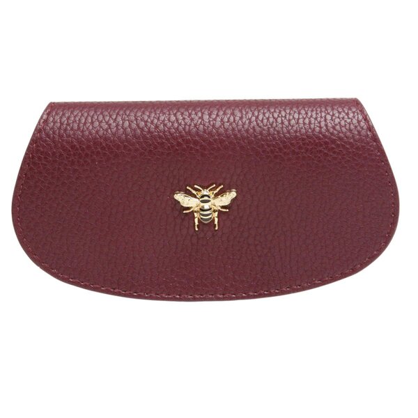 Alice Wheeler Bumble Bee Glasses Cover Case - Berry