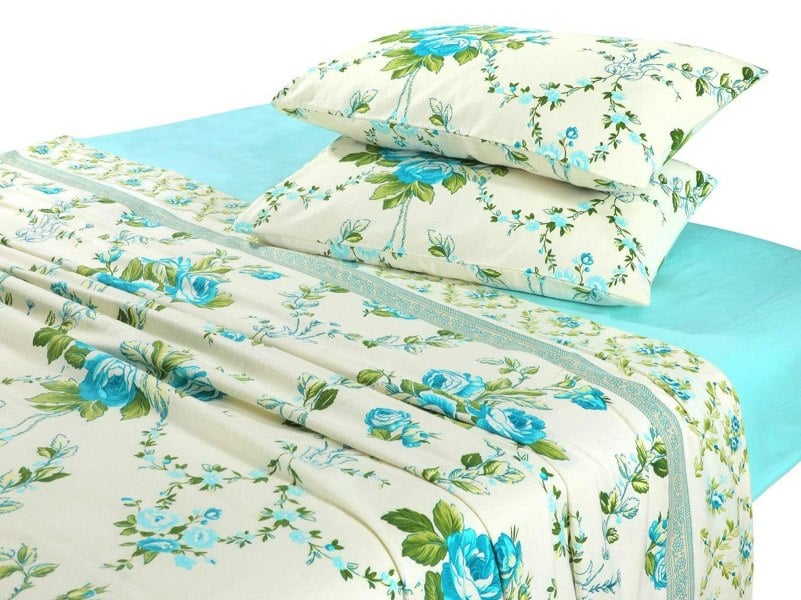 HomeSpace Direct Olivia Brushed Cotton Sheets and Pillowcases Set