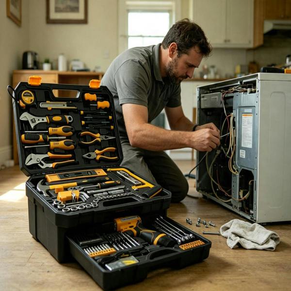 Gr8 Home 233 Piece Professional Tool Kit Cordless Drill Socket Spanner Set Storage Case