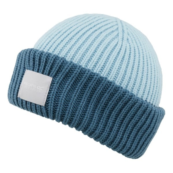 Regatta Unisex Adult Connora Fisherman Christian Lacroix Knitted Beanie - Clear Sky/Coronet Blue