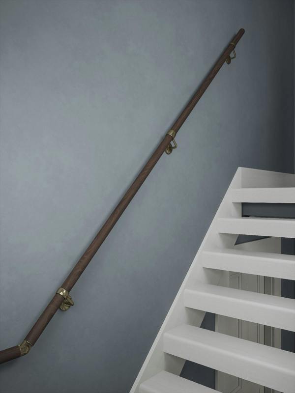 Handrails Direct Wroxall Ebony Half Turn Handrail