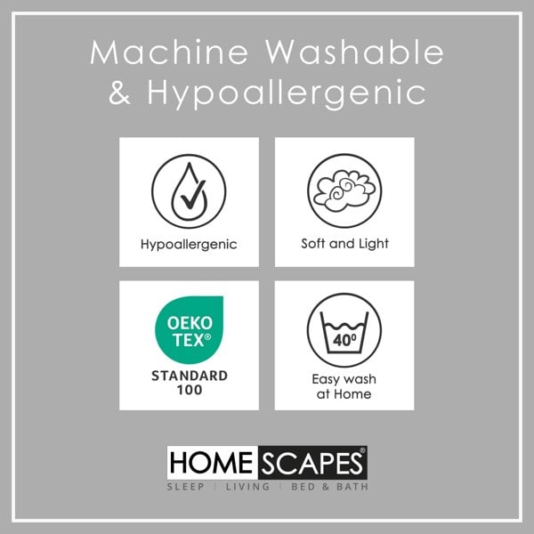 HOMESCAPES Waterproof Duvet Protector