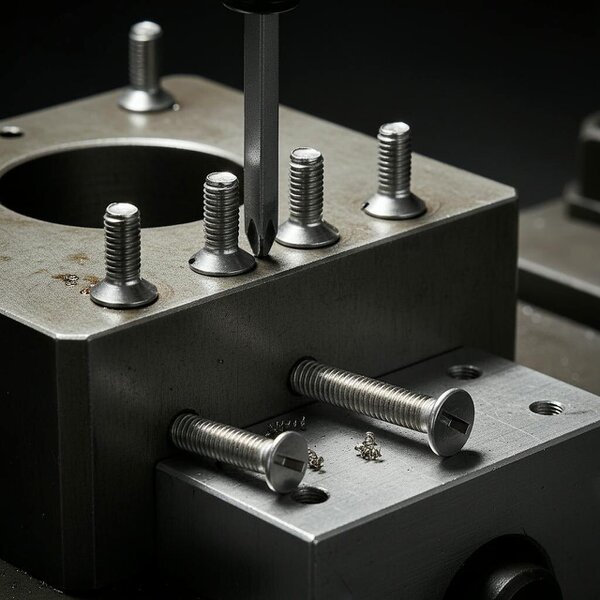 Fixaball M8 Machine Screws Slot Countersunk A2 304 Stainless Steel