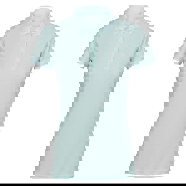 Regatta Womens Remex II Marl Active Polo Shirt - Bleached Aqua