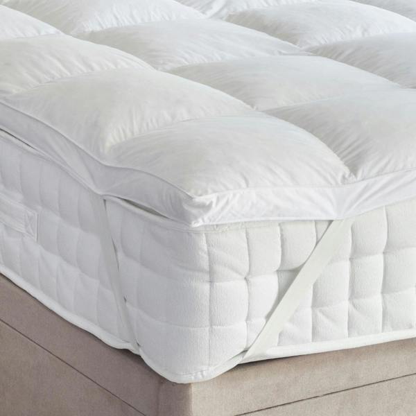 Duck Feather Mattress Topper styled in a bedroom 1 | Soak and Sleep