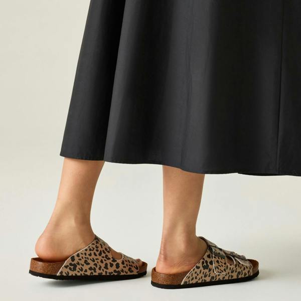 Regatta Womens Mia Leopard Print Double Strap Sandals - Leopard