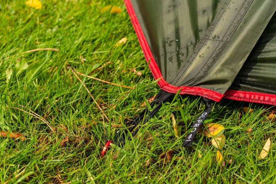 The  Hawford Lightweight 2 Person Tent by OLPRO's pegging point