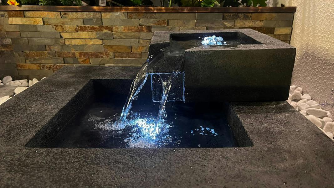 Tranquillity Water Features Oasis Pour Contemporary Water Feature