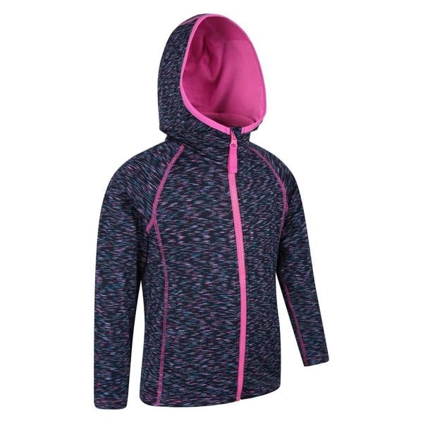 Mountain Warehouse Childrens/Kids Kayleigh II Stripe Full Zip Hoodie - Indigo - 