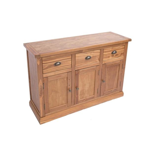 Cabinet Bits Tirolo Lacquered 3 Drawer 3 Door Sideboard Brass Cup Handle