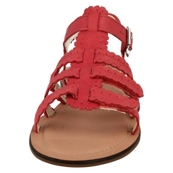 Clarks Girls Clarks Buckle Fastening Open Toe Sandals Loni Moon