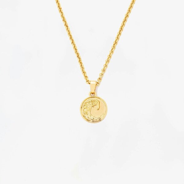 Uchi & Soto Nami Gold Wave Pendant