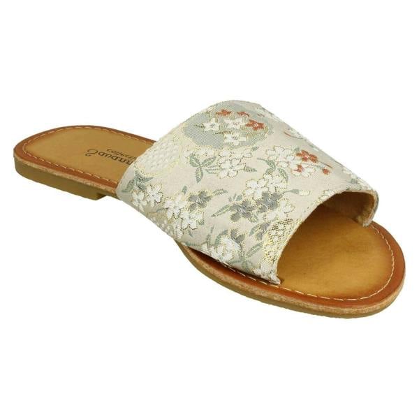 Savannah Ladies Savannah Patterned Mule Sandals