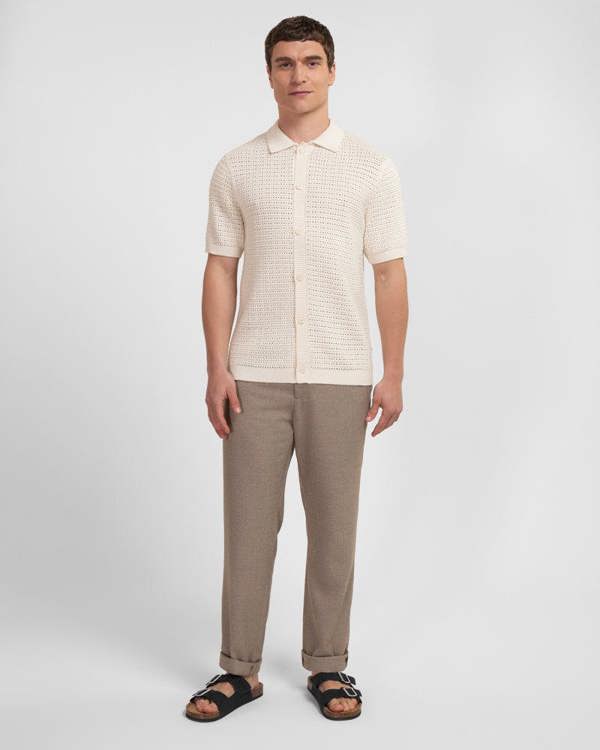 Steel & Jelly Acton - Chunky Knit Short Sleeve Shirt