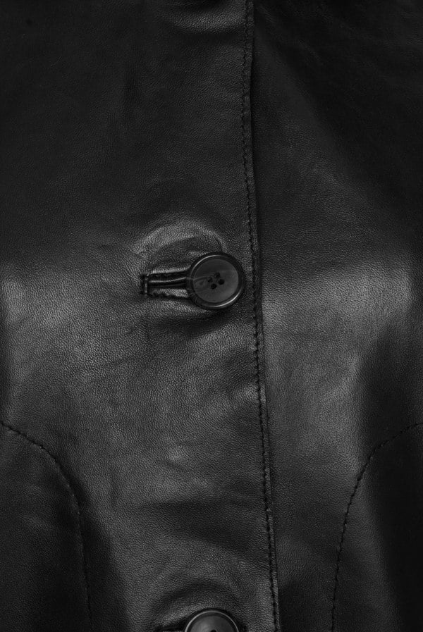 Pelle D’annata Megan Pelle D’annata Real Leather Jacket in Black