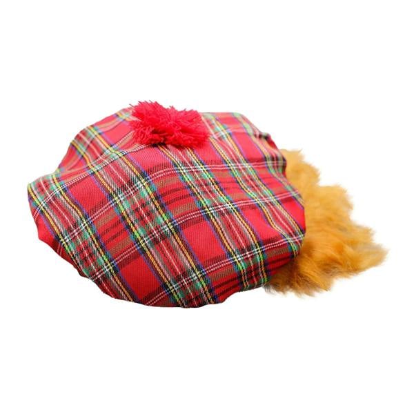 Bristol Novelty Unisex Adults Scots Tartan Hat And Hair - Multicoloured - 