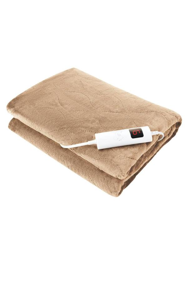 Ezysleep Super Soft Cosy Heated Fleece Throw Blanket With Adjustable Control