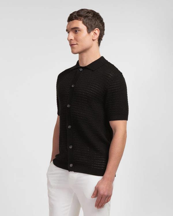 Steel & Jelly Acton - Chunky Knit Short Sleeve Shirt