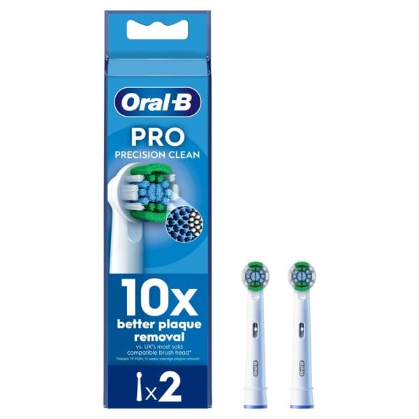 Oral-B Pro Precision Clean Electric Toothbrush Heads, 2 Counts