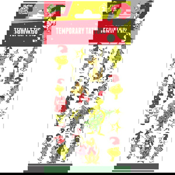 Totum The Grinch Temporary Tattoos