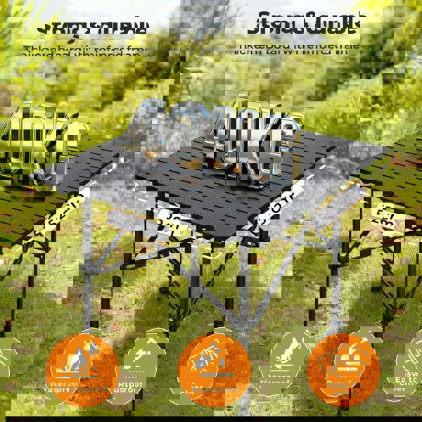 Levede Folding Camping Table with Carry Bag Portable Picnic Garden BBQ Fishing