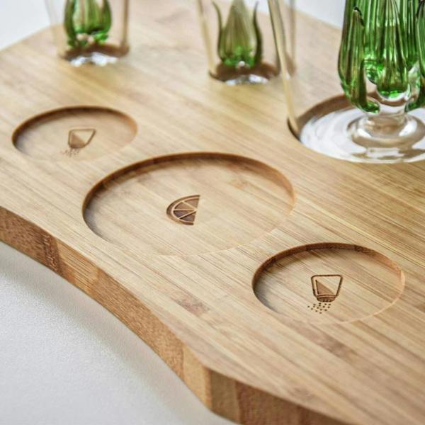 Tequila Decanter And Shot Glasses Set - close-up detail