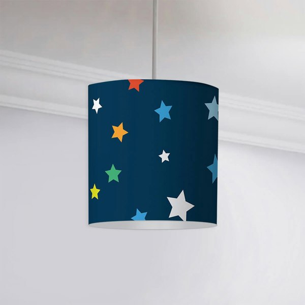 Multi Stars Ceiling or Table Lampshade - Happy Linen Company