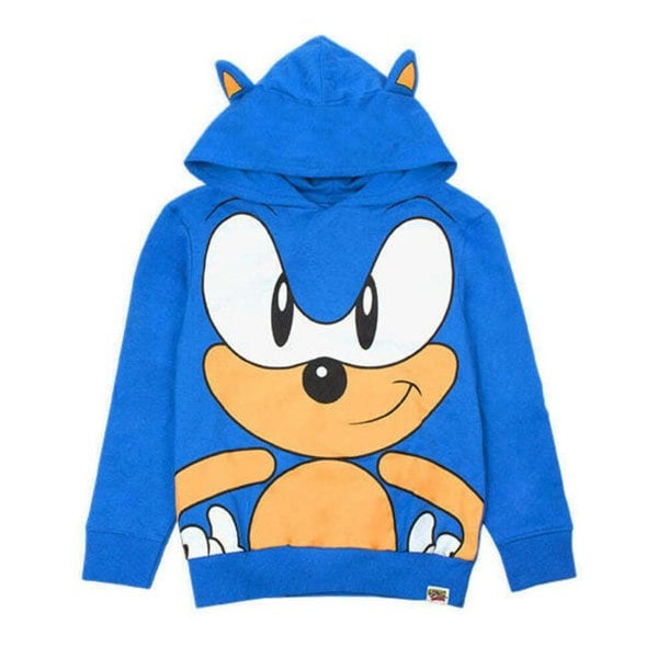 Sonic The Hedgehog Boys 3D Ears Hoodie - Blue