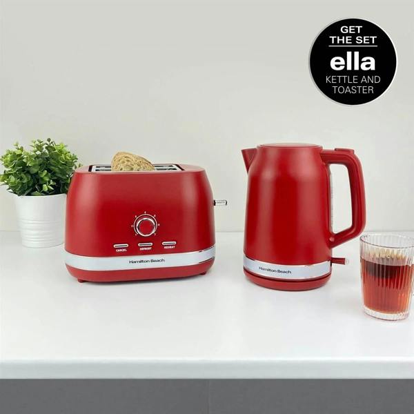 Hamilton Beach Ella 1.7L Kettle - Matte Red
