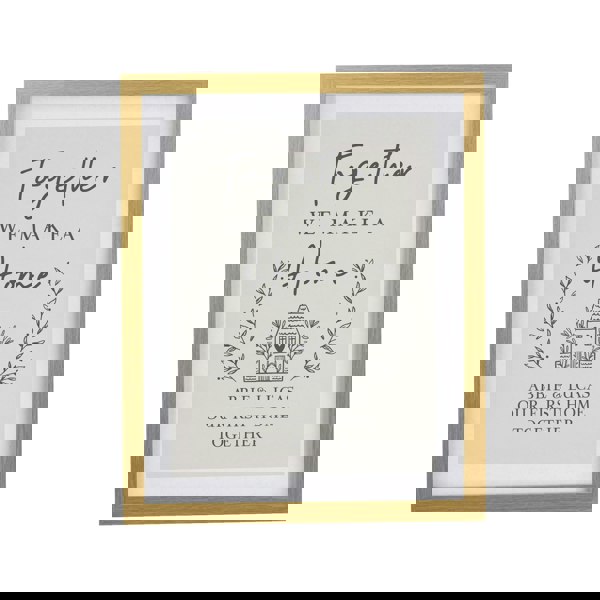 Personalised Memento Company Personalised Home Oak Poster Frame