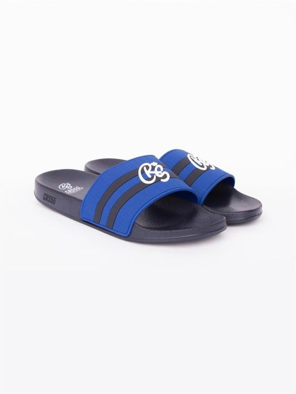 Crosshatch Hamlax Sliders Blue