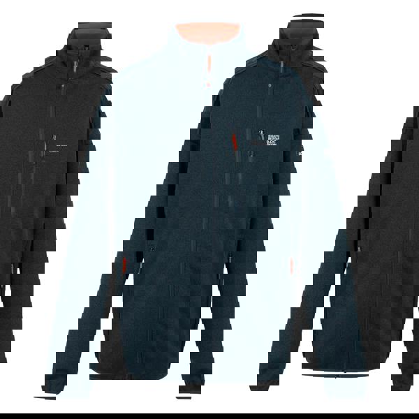 Regatta Mens Kames Full Zip Fleece Jacket - Moonlight/Tangerine Tango - 