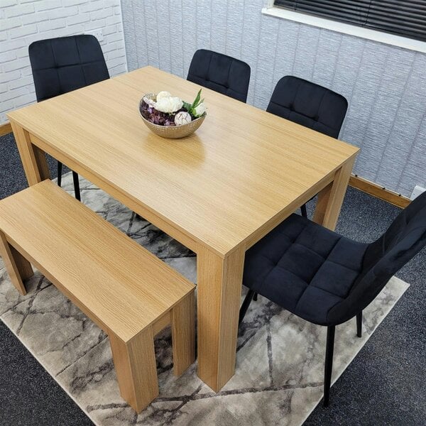 Kosy Koala Dining Table Set with 4 Chairs Dining Room and Kitchen table set of 4, and Benches