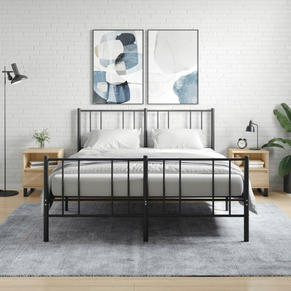 Berkfield Bedside Cabinets 2 pcs Sonoma Oak 40x35x50 cm Engineered Wood