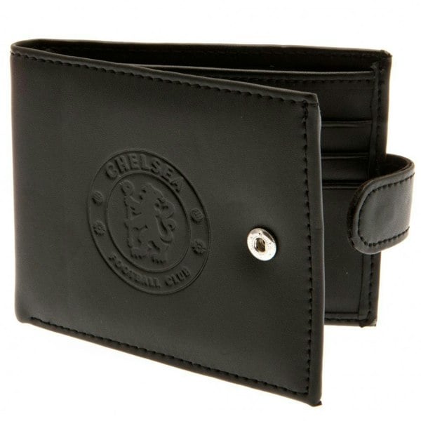 Chelsea FC RFID Anti Fraud Leather Wallet - Black