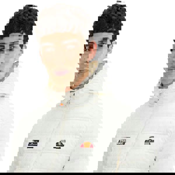 Ellesse Mens Lombardy Padded Jacket - Off White - 