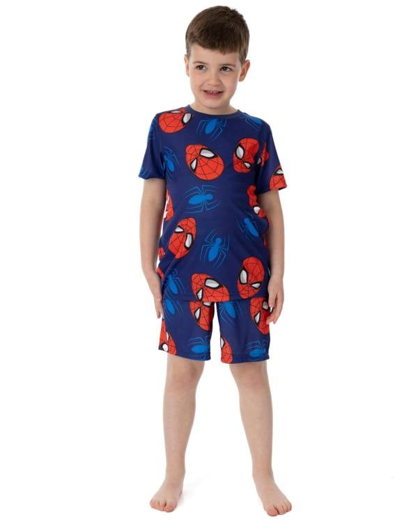 Marvel Spider Man BoysBlue Short Sleeve Short Leg Pyjama Set