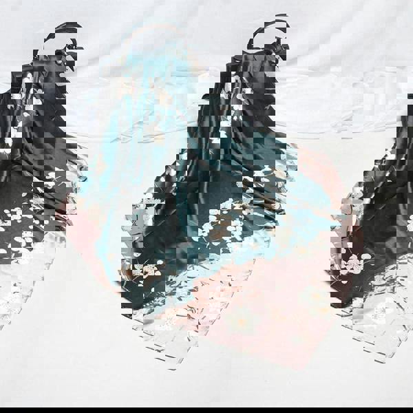 Anyyou Fashion Premium Satin Square Scarf – Green 646 Silk-Feel Neckwrap for Women