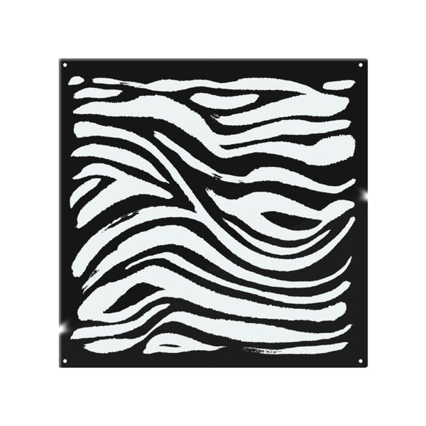 Benjamin Tate Design Zebra Print Splash Back