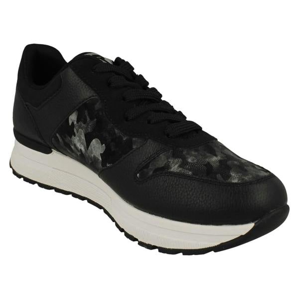 Rieker Ladies R-EVOLUTION By Riekier Camo Detailed Trainers 40804