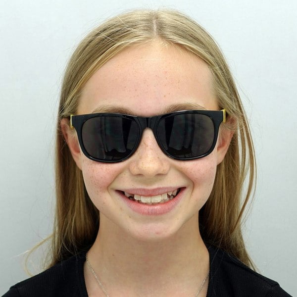 Smarty Sunglasses X2133 B Black Yellow Grey