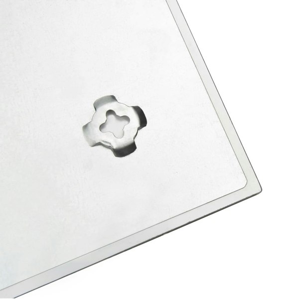 Berkfield Wall Mounted Magnetic Board Glass 40x40 cm