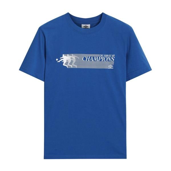 Umbro Mens Champions T-Shirt - Classic Blue