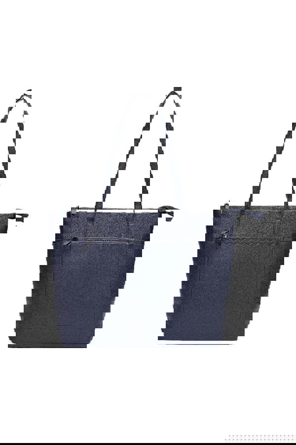 Pluspup Large Tote Shoulder Bag with Zipper Closure and Inner Pockets