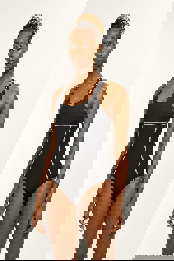 SOUL CAP Women's One-Piece Swimsuit with Adjustable Straps