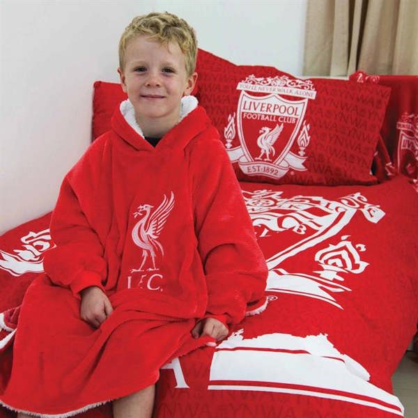 Liverpool FC Kids Oversized Hoodie, Clothing, Sports, Gift