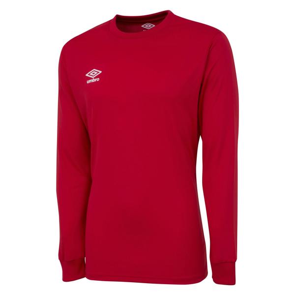 Umbro Boys Club Long-Sleeved Jersey - Vermillion - 