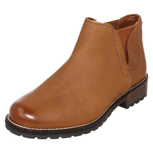 Clarks Ladies Clarks Low Heel Chelsea Casual Ankle Boots Clarkwell Demi