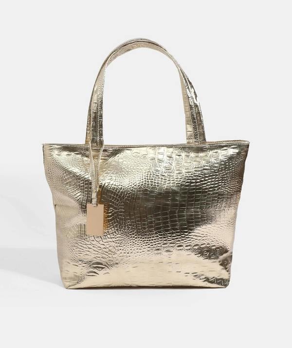 Pia Rossini Reagan - Metallic Tote Bag