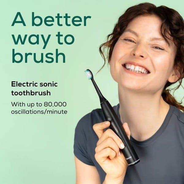 Beurer SC50 Sonic Toothbrush - Black